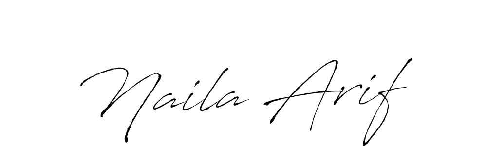 Antro_Vectra is a professional signature style that is perfect for those who want to add a touch of class to their signature. It is also a great choice for those who want to make their signature more unique. Get Naila Arif name to fancy signature for free. Naila Arif signature style 6 images and pictures png