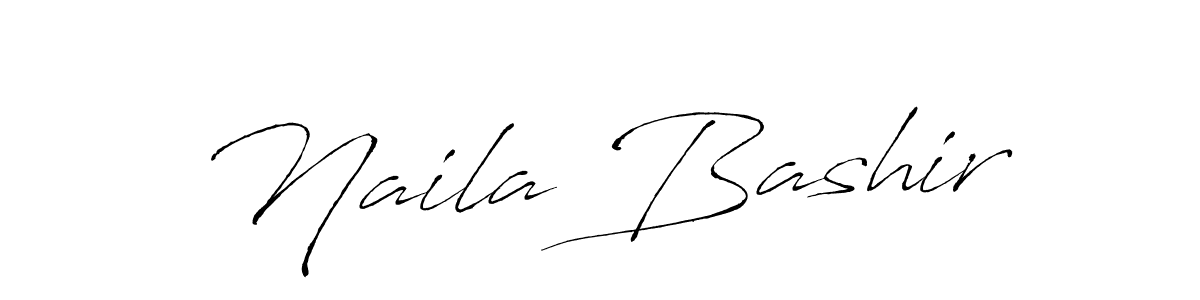 How to make Naila Bashir signature? Antro_Vectra is a professional autograph style. Create handwritten signature for Naila Bashir name. Naila Bashir signature style 6 images and pictures png
