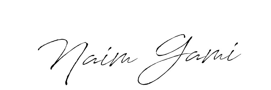 Best and Professional Signature Style for Naim Gami. Antro_Vectra Best Signature Style Collection. Naim Gami signature style 6 images and pictures png