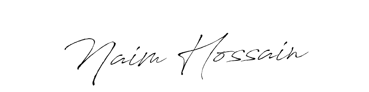 Create a beautiful signature design for name Naim Hossain. With this signature (Antro_Vectra) fonts, you can make a handwritten signature for free. Naim Hossain signature style 6 images and pictures png