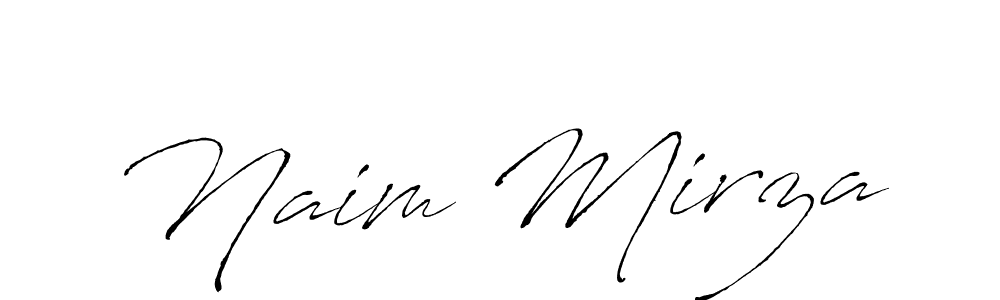 Make a beautiful signature design for name Naim Mirza. Use this online signature maker to create a handwritten signature for free. Naim Mirza signature style 6 images and pictures png