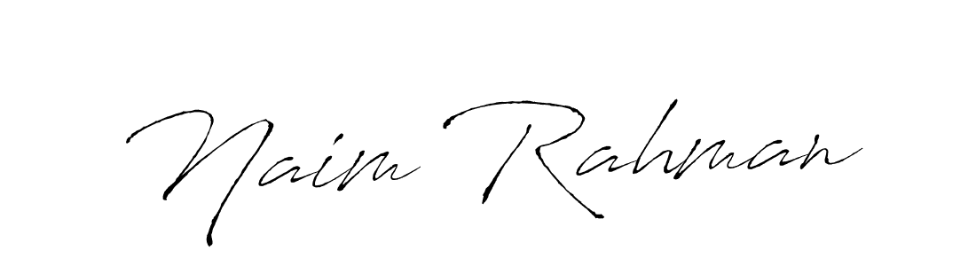 Also we have Naim Rahman name is the best signature style. Create professional handwritten signature collection using Antro_Vectra autograph style. Naim Rahman signature style 6 images and pictures png