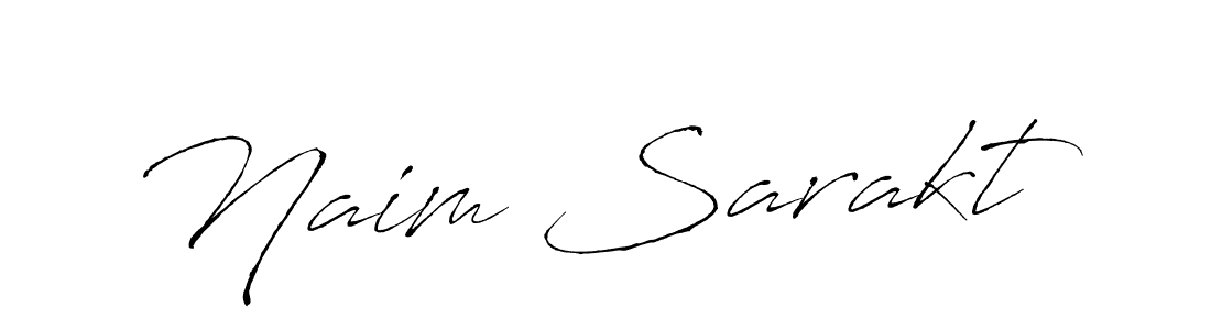Antro_Vectra is a professional signature style that is perfect for those who want to add a touch of class to their signature. It is also a great choice for those who want to make their signature more unique. Get Naim Sarakt name to fancy signature for free. Naim Sarakt signature style 6 images and pictures png