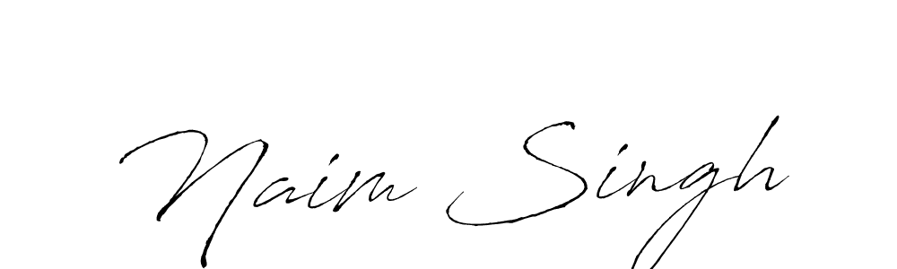 Create a beautiful signature design for name Naim Singh. With this signature (Antro_Vectra) fonts, you can make a handwritten signature for free. Naim Singh signature style 6 images and pictures png