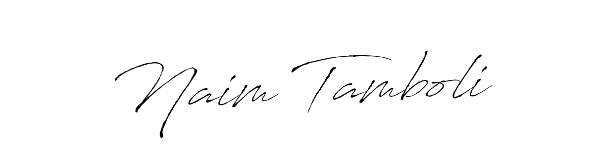 Also You can easily find your signature by using the search form. We will create Naim Tamboli name handwritten signature images for you free of cost using Antro_Vectra sign style. Naim Tamboli signature style 6 images and pictures png