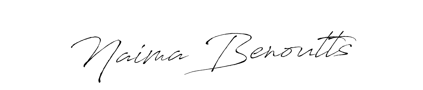 Antro_Vectra is a professional signature style that is perfect for those who want to add a touch of class to their signature. It is also a great choice for those who want to make their signature more unique. Get Naima Benoutts name to fancy signature for free. Naima Benoutts signature style 6 images and pictures png