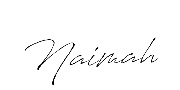 How to make Naimah name signature. Use Antro_Vectra style for creating short signs online. This is the latest handwritten sign. Naimah signature style 6 images and pictures png