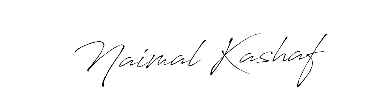 Use a signature maker to create a handwritten signature online. With this signature software, you can design (Antro_Vectra) your own signature for name Naimal Kashaf. Naimal Kashaf signature style 6 images and pictures png