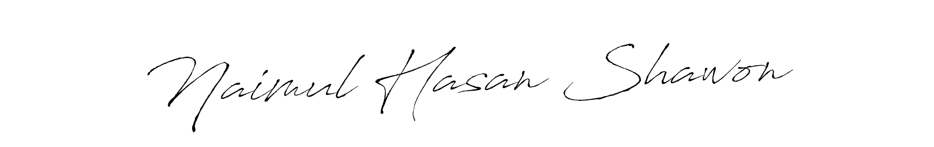 Also You can easily find your signature by using the search form. We will create Naimul Hasan Shawon name handwritten signature images for you free of cost using Antro_Vectra sign style. Naimul Hasan Shawon signature style 6 images and pictures png