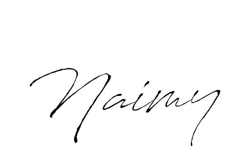 Naimy stylish signature style. Best Handwritten Sign (Antro_Vectra) for my name. Handwritten Signature Collection Ideas for my name Naimy. Naimy signature style 6 images and pictures png