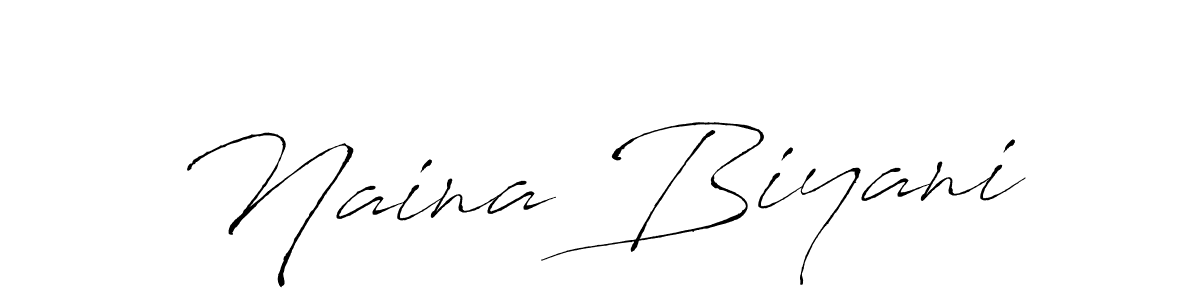 How to make Naina Biyani signature? Antro_Vectra is a professional autograph style. Create handwritten signature for Naina Biyani name. Naina Biyani signature style 6 images and pictures png