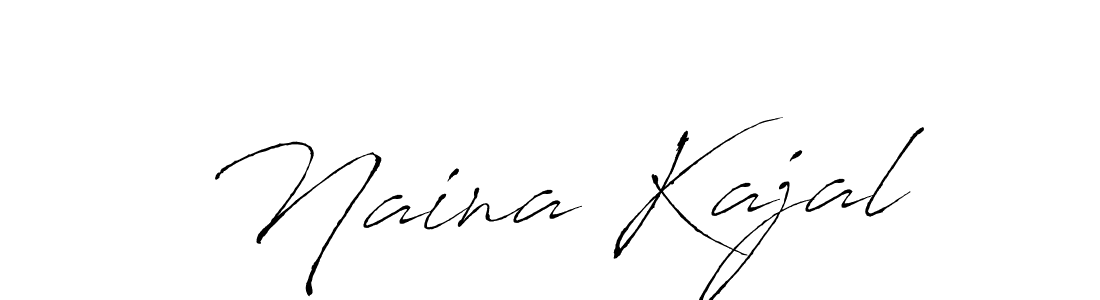 You should practise on your own different ways (Antro_Vectra) to write your name (Naina Kajal) in signature. don't let someone else do it for you. Naina Kajal signature style 6 images and pictures png
