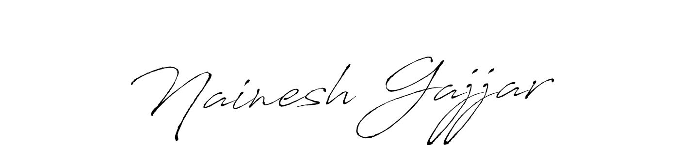 Also You can easily find your signature by using the search form. We will create Nainesh Gajjar name handwritten signature images for you free of cost using Antro_Vectra sign style. Nainesh Gajjar signature style 6 images and pictures png