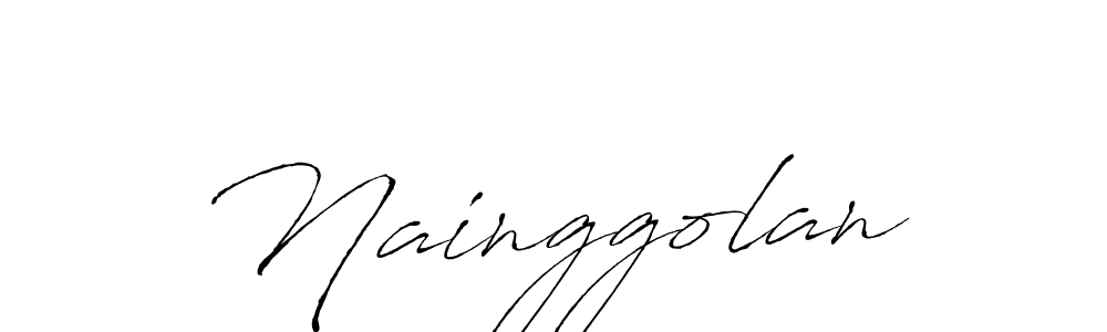 Nainggolan stylish signature style. Best Handwritten Sign (Antro_Vectra) for my name. Handwritten Signature Collection Ideas for my name Nainggolan. Nainggolan signature style 6 images and pictures png