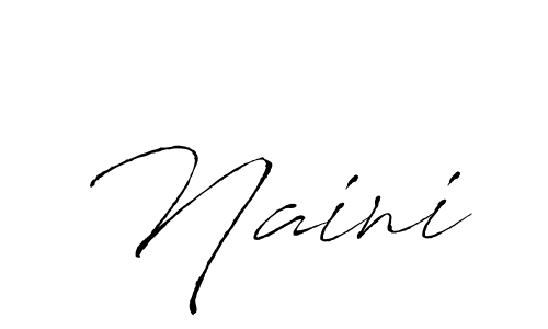 The best way (Antro_Vectra) to make a short signature is to pick only two or three words in your name. The name Naini include a total of six letters. For converting this name. Naini signature style 6 images and pictures png