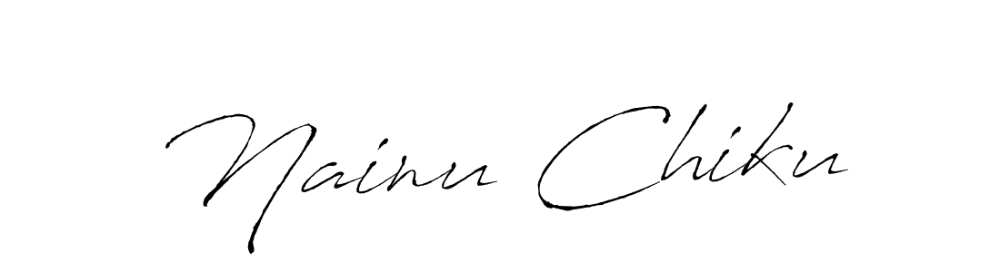 Design your own signature with our free online signature maker. With this signature software, you can create a handwritten (Antro_Vectra) signature for name Nainu Chiku. Nainu Chiku signature style 6 images and pictures png