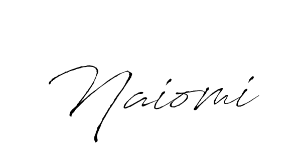 Use a signature maker to create a handwritten signature online. With this signature software, you can design (Antro_Vectra) your own signature for name Naiomi. Naiomi signature style 6 images and pictures png