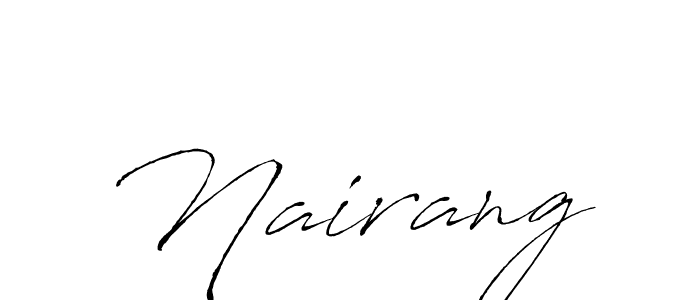 How to make Nairang name signature. Use Antro_Vectra style for creating short signs online. This is the latest handwritten sign. Nairang signature style 6 images and pictures png