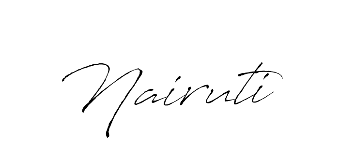 Also You can easily find your signature by using the search form. We will create Nairuti name handwritten signature images for you free of cost using Antro_Vectra sign style. Nairuti signature style 6 images and pictures png