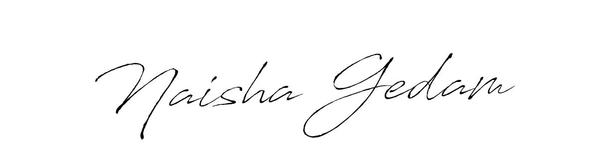 Best and Professional Signature Style for Naisha Gedam. Antro_Vectra Best Signature Style Collection. Naisha Gedam signature style 6 images and pictures png