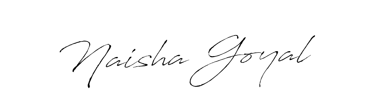 You can use this online signature creator to create a handwritten signature for the name Naisha Goyal. This is the best online autograph maker. Naisha Goyal signature style 6 images and pictures png