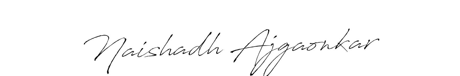 Use a signature maker to create a handwritten signature online. With this signature software, you can design (Antro_Vectra) your own signature for name Naishadh Ajgaonkar. Naishadh Ajgaonkar signature style 6 images and pictures png