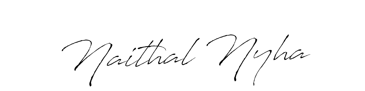 You should practise on your own different ways (Antro_Vectra) to write your name (Naithal Nyha) in signature. don't let someone else do it for you. Naithal Nyha signature style 6 images and pictures png
