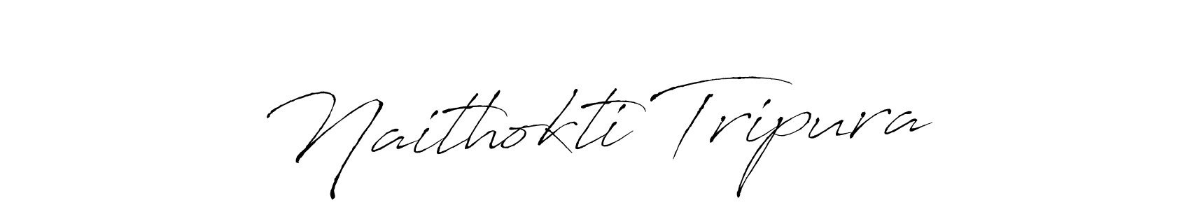 Also we have Naithokti Tripura name is the best signature style. Create professional handwritten signature collection using Antro_Vectra autograph style. Naithokti Tripura signature style 6 images and pictures png