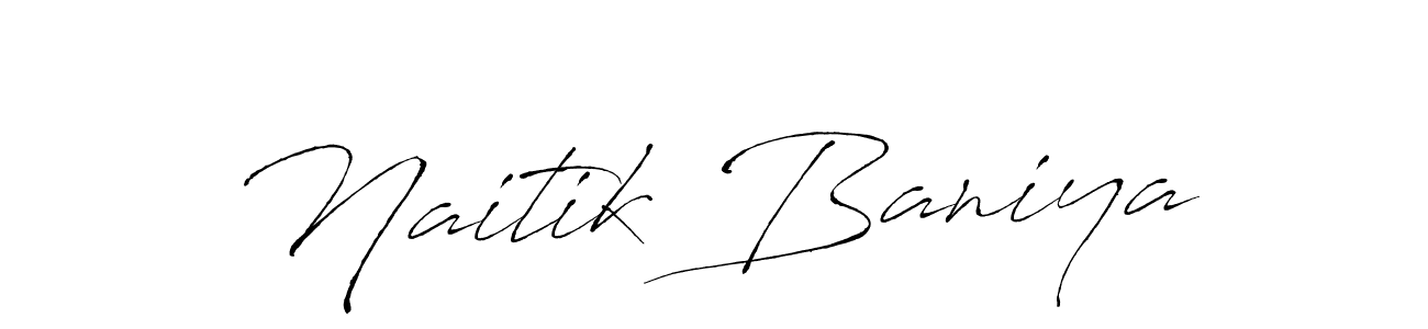 Also You can easily find your signature by using the search form. We will create Naitik Baniya name handwritten signature images for you free of cost using Antro_Vectra sign style. Naitik Baniya signature style 6 images and pictures png