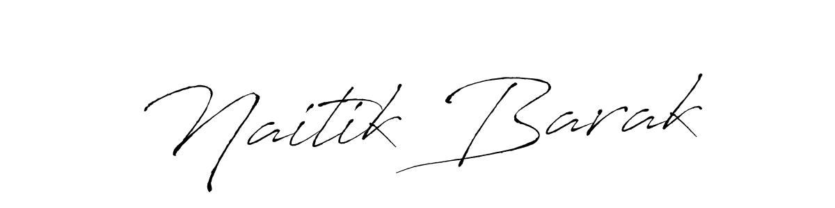 Naitik Barak stylish signature style. Best Handwritten Sign (Antro_Vectra) for my name. Handwritten Signature Collection Ideas for my name Naitik Barak. Naitik Barak signature style 6 images and pictures png