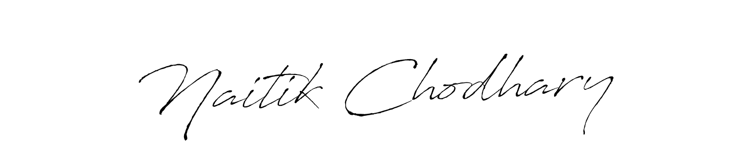 Similarly Antro_Vectra is the best handwritten signature design. Signature creator online .You can use it as an online autograph creator for name Naitik Chodhary. Naitik Chodhary signature style 6 images and pictures png
