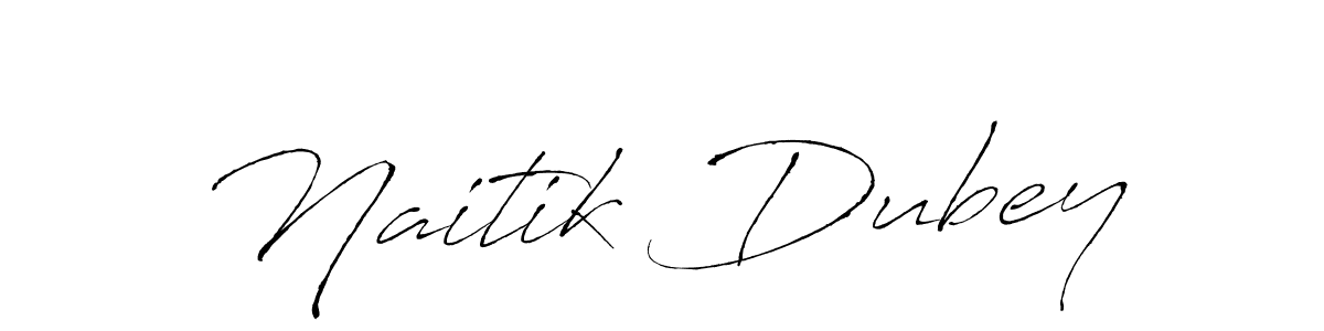 The best way (Antro_Vectra) to make a short signature is to pick only two or three words in your name. The name Naitik Dubey include a total of six letters. For converting this name. Naitik Dubey signature style 6 images and pictures png