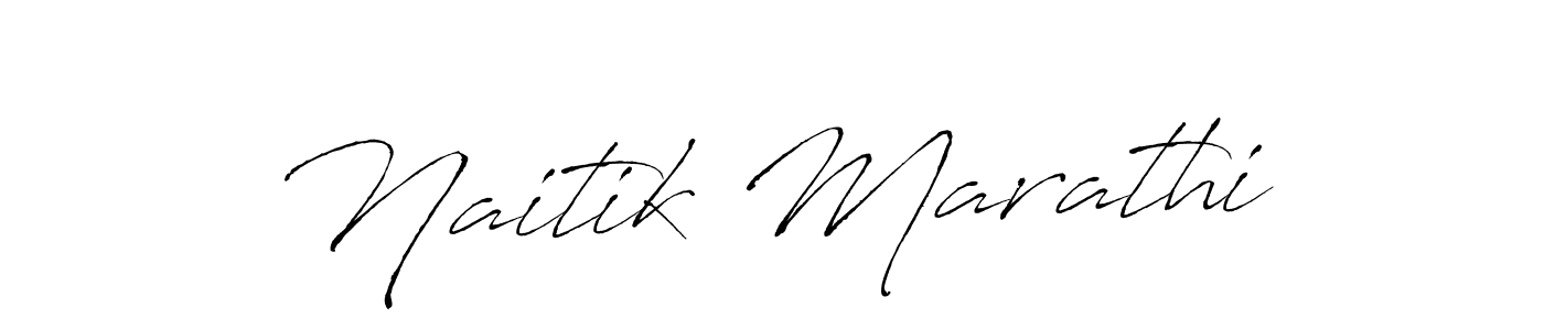 Similarly Antro_Vectra is the best handwritten signature design. Signature creator online .You can use it as an online autograph creator for name Naitik Marathi. Naitik Marathi signature style 6 images and pictures png