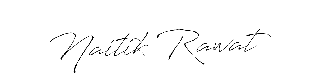 Create a beautiful signature design for name Naitik Rawat. With this signature (Antro_Vectra) fonts, you can make a handwritten signature for free. Naitik Rawat signature style 6 images and pictures png