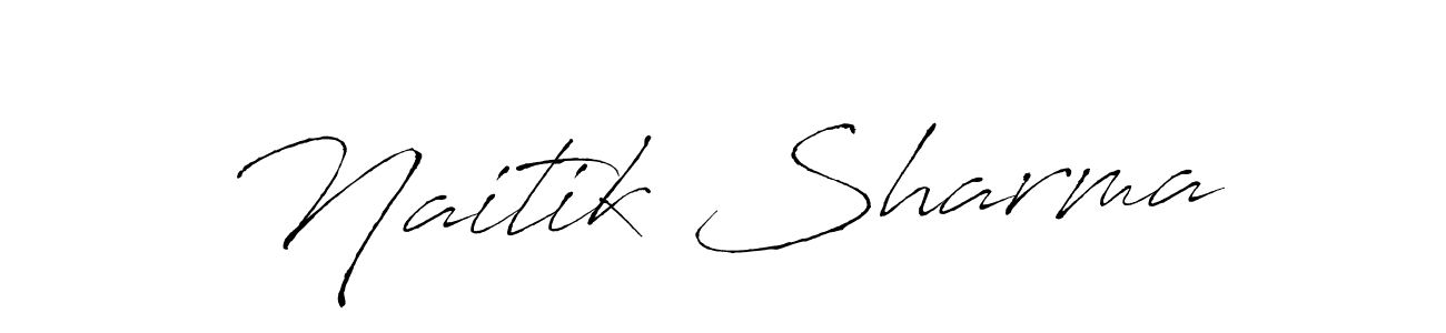 Use a signature maker to create a handwritten signature online. With this signature software, you can design (Antro_Vectra) your own signature for name Naitik Sharma. Naitik Sharma signature style 6 images and pictures png