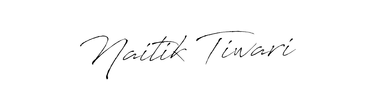 You should practise on your own different ways (Antro_Vectra) to write your name (Naitik Tiwari) in signature. don't let someone else do it for you. Naitik Tiwari signature style 6 images and pictures png