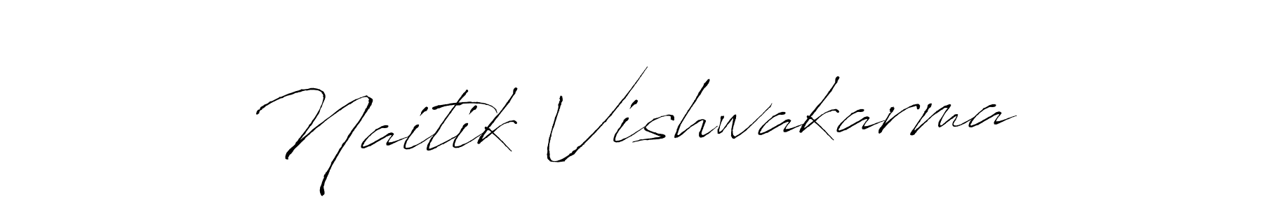 Similarly Antro_Vectra is the best handwritten signature design. Signature creator online .You can use it as an online autograph creator for name Naitik Vishwakarma. Naitik Vishwakarma signature style 6 images and pictures png