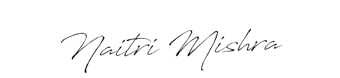 It looks lik you need a new signature style for name Naitri Mishra. Design unique handwritten (Antro_Vectra) signature with our free signature maker in just a few clicks. Naitri Mishra signature style 6 images and pictures png