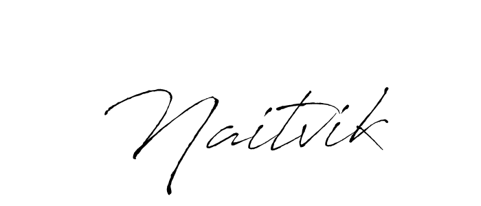 Once you've used our free online signature maker to create your best signature Antro_Vectra style, it's time to enjoy all of the benefits that Naitvik name signing documents. Naitvik signature style 6 images and pictures png