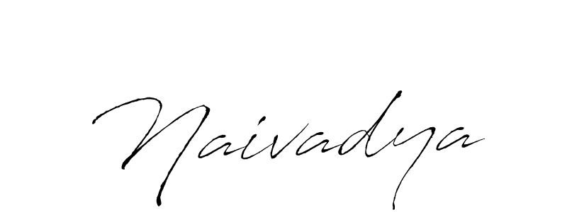 Naivadya stylish signature style. Best Handwritten Sign (Antro_Vectra) for my name. Handwritten Signature Collection Ideas for my name Naivadya. Naivadya signature style 6 images and pictures png