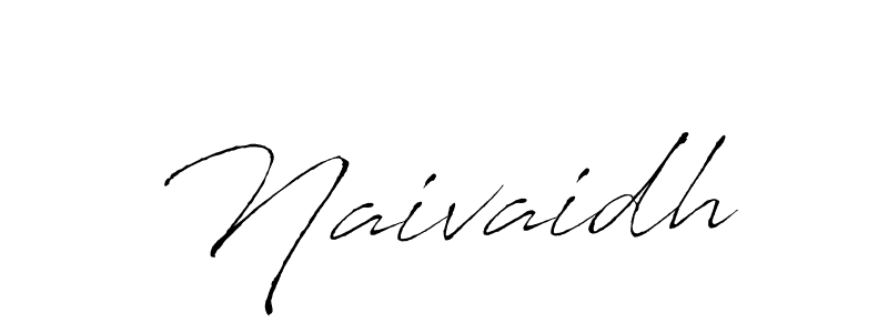 How to make Naivaidh signature? Antro_Vectra is a professional autograph style. Create handwritten signature for Naivaidh name. Naivaidh signature style 6 images and pictures png