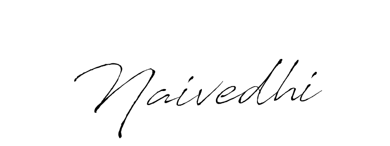 Design your own signature with our free online signature maker. With this signature software, you can create a handwritten (Antro_Vectra) signature for name Naivedhi. Naivedhi signature style 6 images and pictures png