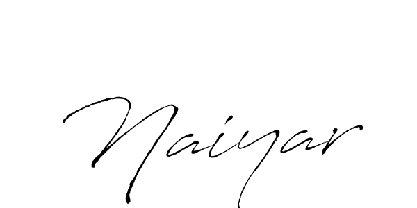 How to make Naiyar signature? Antro_Vectra is a professional autograph style. Create handwritten signature for Naiyar name. Naiyar signature style 6 images and pictures png