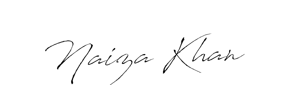 How to make Naiza Khan name signature. Use Antro_Vectra style for creating short signs online. This is the latest handwritten sign. Naiza Khan signature style 6 images and pictures png