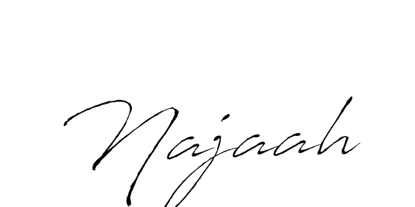 How to make Najaah name signature. Use Antro_Vectra style for creating short signs online. This is the latest handwritten sign. Najaah signature style 6 images and pictures png