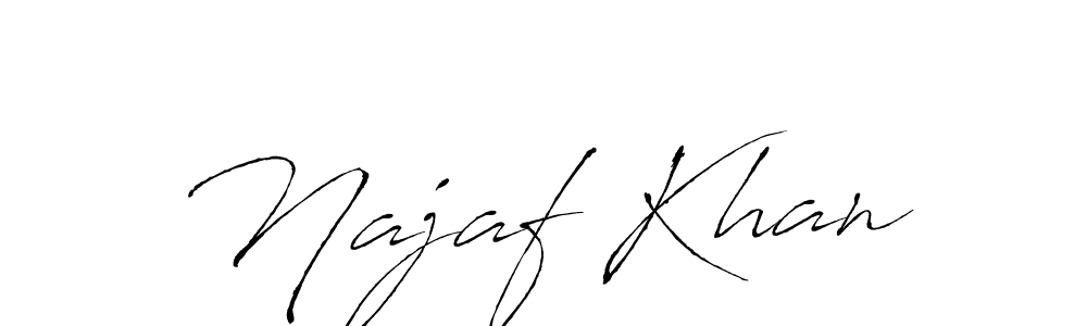 Make a beautiful signature design for name Najaf Khan. Use this online signature maker to create a handwritten signature for free. Najaf Khan signature style 6 images and pictures png