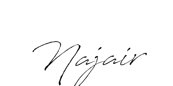 Create a beautiful signature design for name Najair. With this signature (Antro_Vectra) fonts, you can make a handwritten signature for free. Najair signature style 6 images and pictures png