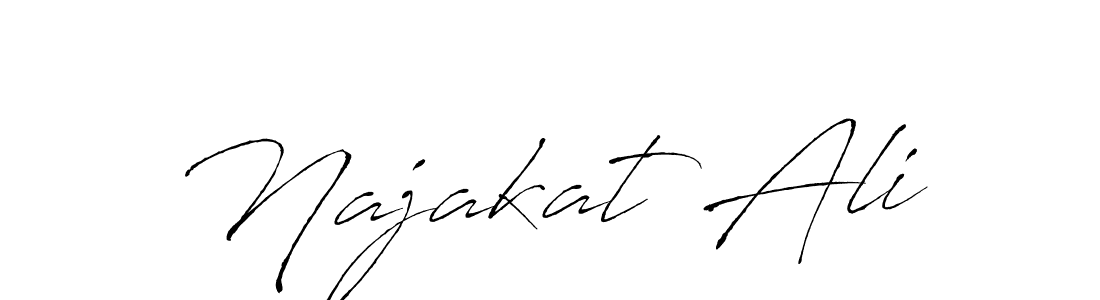 Also You can easily find your signature by using the search form. We will create Najakat Ali name handwritten signature images for you free of cost using Antro_Vectra sign style. Najakat Ali signature style 6 images and pictures png