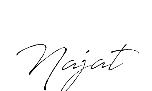 You should practise on your own different ways (Antro_Vectra) to write your name (Najat) in signature. don't let someone else do it for you. Najat signature style 6 images and pictures png