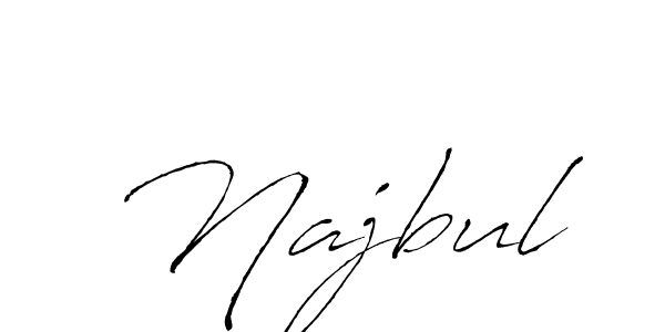 The best way (Antro_Vectra) to make a short signature is to pick only two or three words in your name. The name Najbul include a total of six letters. For converting this name. Najbul signature style 6 images and pictures png